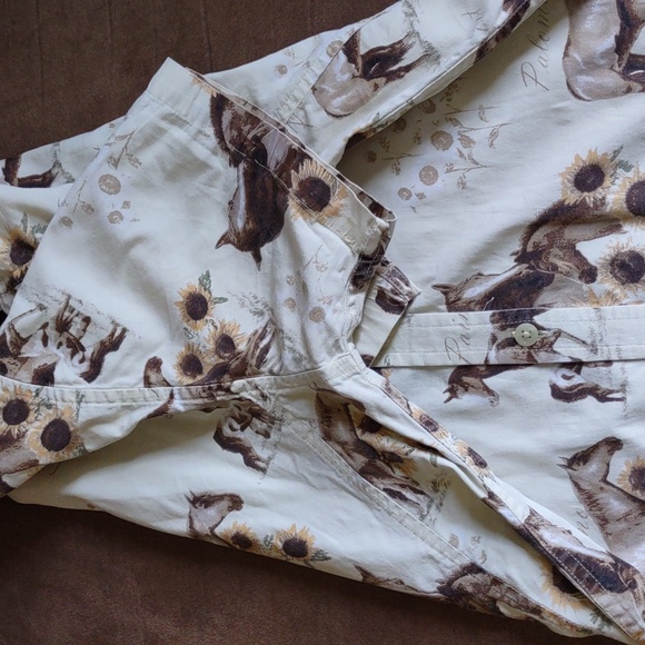 Bit & Bridle Western Blouse - Picture 5 of 7